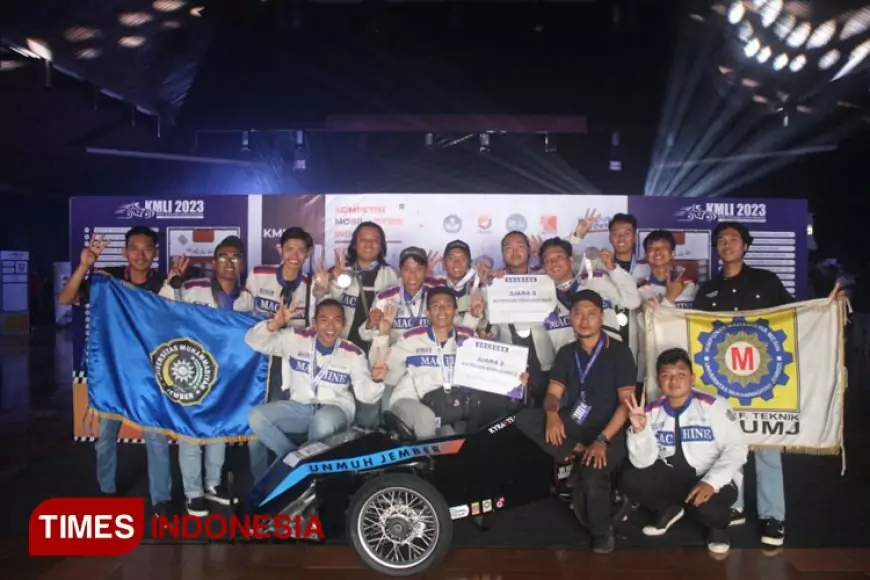Membanggakan, Mahasiswa Unmuh Jember Raih Prestasi di Kompetisi Mobil Listrik Nasional