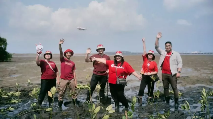 Akulaku Group Dukung Pelestarian Lingkungan dengan Menanam 1001 Mangrove di Bali
