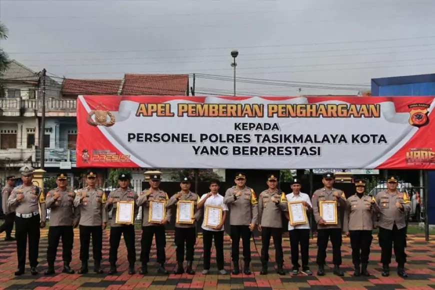 Kapolres Tasikmalaya Kota Apresiasi Personel Pemenang Lodaya Siliwangi Ride 2023