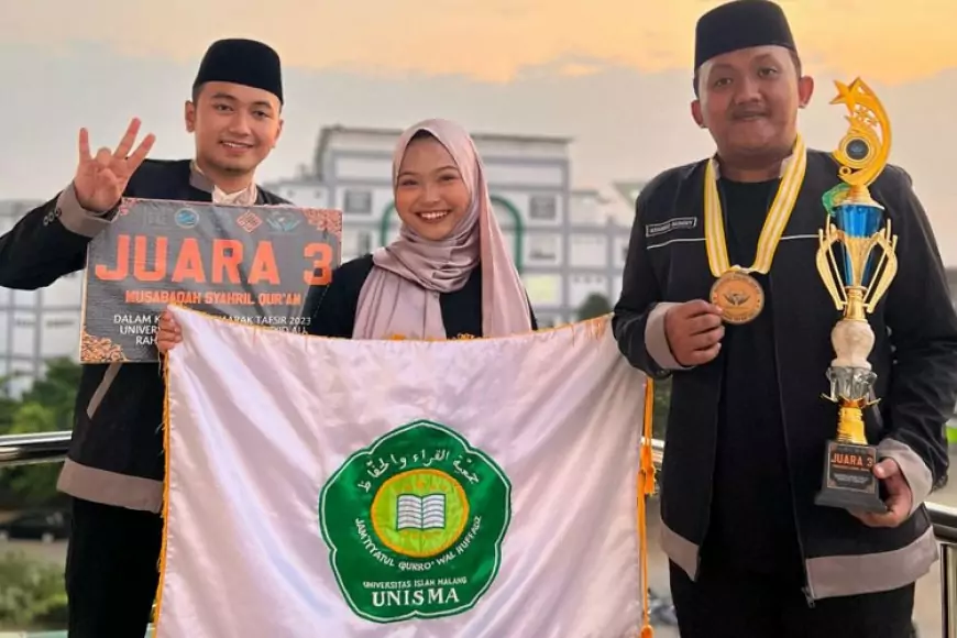 Tim Syarhil UKM JQH Unisma Malang Raih Juara 3 Ajang Semarak Tafsir Uin Sayyid Ali Rahmatullah Tingkat Nasional 2023