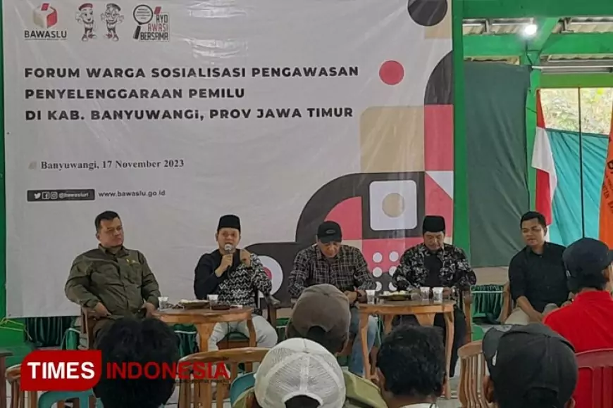 Sosialisasi Pengawasan di Banyuwangi, Bawaslu Hadirkan Caleg Partai Jadi Narasumber Tunggal