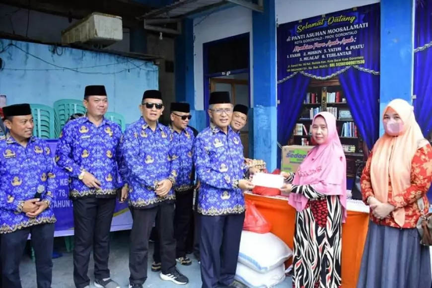 Korpri Kota Gorontalo Memberikan Bantuan ke 6 Panti Asuhan