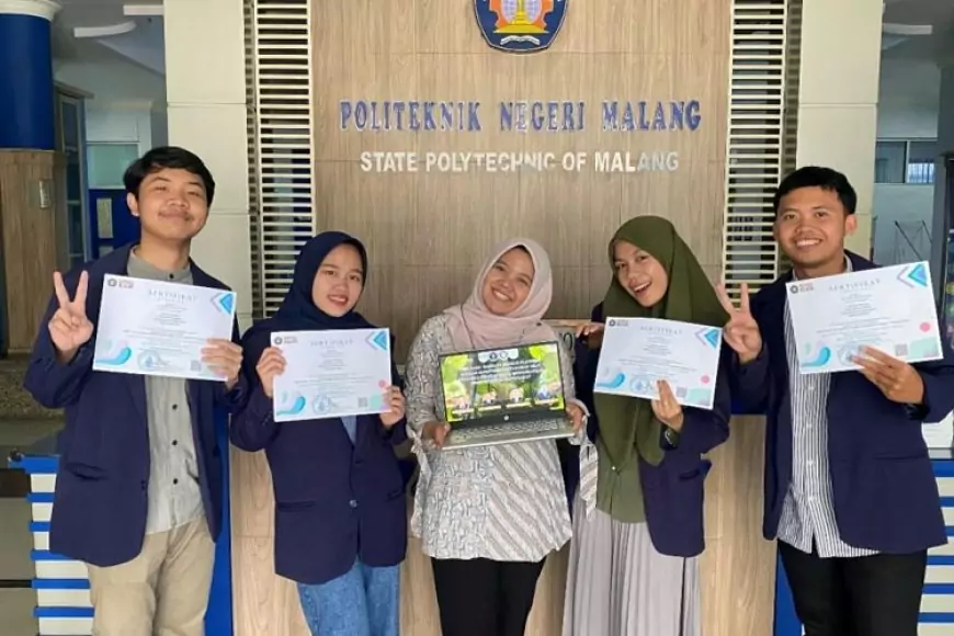 Tim Mahasiswa Polinema Sabet Juara 1 Lomba Karya Tulis Imiah Tingkat Nasional 2023