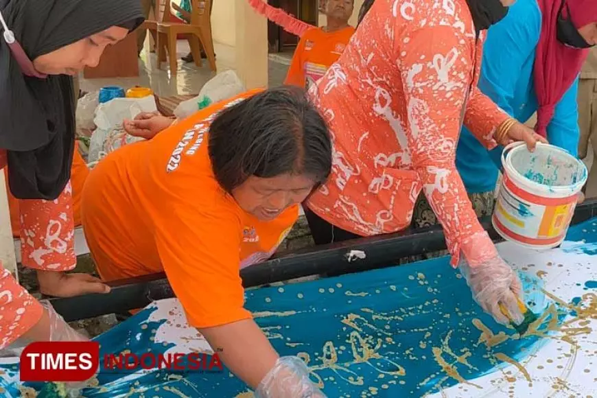 Berdayakan Kemandirian Eks ODGJ, Relawan Kader Kesehatan Jiwa Kenalkan Batik Ciprat