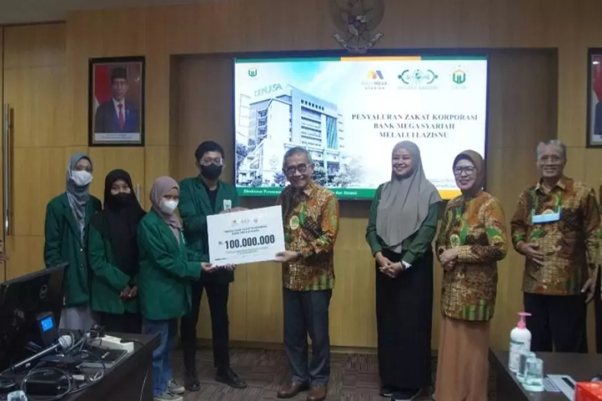 Unusa Terima Zakat Korporasi dari Bank Mega Syariah