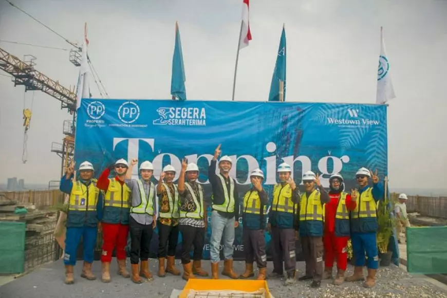 Weston View Apartement Surabaya PPRO Sukses Gelar Topping Off Ceremony Tower La Chiva