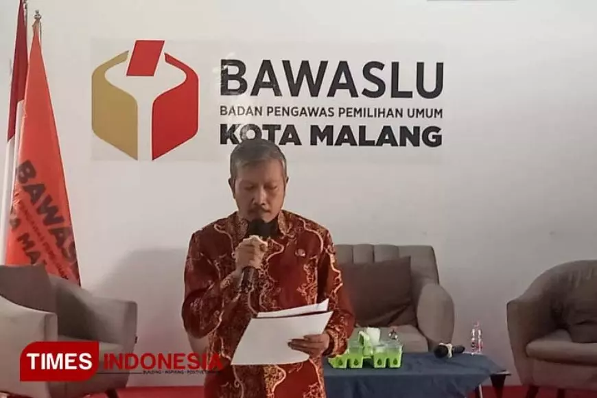 Bawaslu Kota Malang Temukan Gudang Penyimpanan Logistik Pemilu 2024 Belum Layak