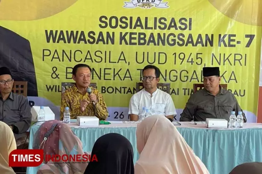 Anggota DPRD Kaltim Kaharudin Jafar Gelar Wawasan Kebangsaan untuk Warga Loktuan