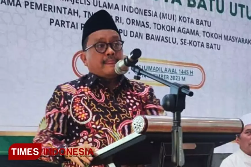 Prof M Mas'ud Said ke MUI Kota Batu, Kunci Kerukunan Bangsa Itu Letakknya Pada Kehendak Untuk Bersatu