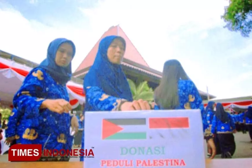 HUT ke&#45;52 Korpri, Bupati Ponorogo Ajak ASN Berdonasi untuk Palestina