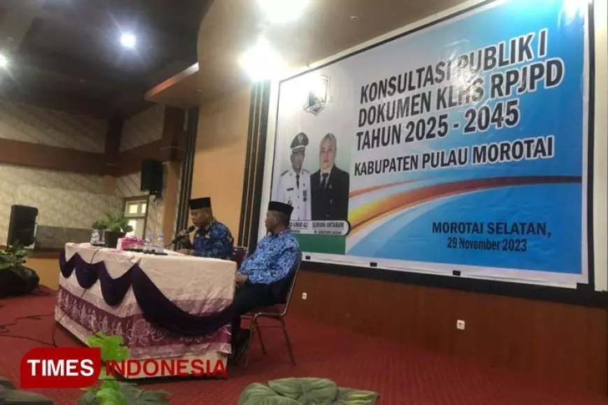 Gelar Konsultasi Publik, Ini Harapan Pemkab Morotai