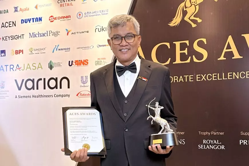 Direktur Utama Patra Jasa Raih Penghargaan Tingkat Regional, Asia Corporate Excellence and Sustainability Award