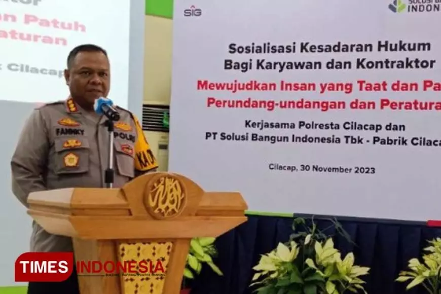 Gandeng Polresta Cilacap, SBI Gelar Sosialisasi Kesadaran Hukum