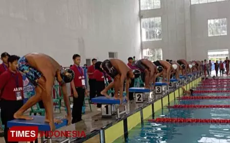 Jatim Open 2023 Jaring Perenang Andalan di Kolam Renang Stadion Kanjuruhan
