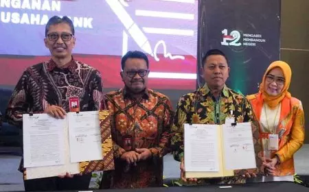 Lebarkan Sayap Bisnis, Bank Jatim MoU KUB dengan Bank Lampung