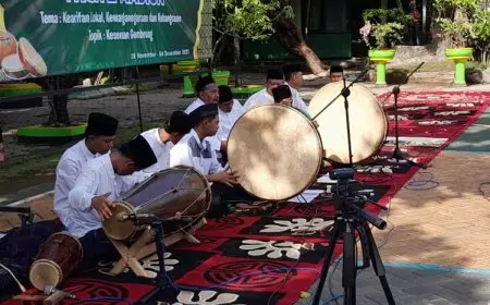 P5PPRA, MTsN 2 Madiun Sukses Gelar Aksi Kesenian Gembrung