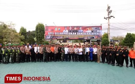 Polresta Banyuwangi Beri Ketenangan dari Ancaman Bencana Musim Penghujan