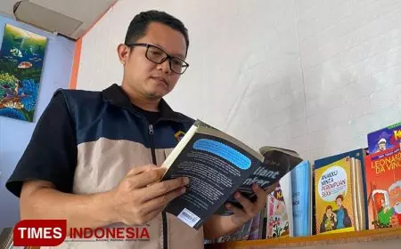 Kisah Inspiratif Tunggul Harwanto, Sosok Penggerak Aksi Geng Motor Berbagi Buku ke Pelosok Banyuwangi