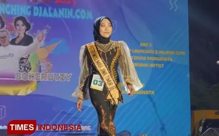 Finalis Puteri Muslimah Jatim 2023 Ajak Pemuda-Pemudi Madiun Peduli Sesama