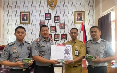 Produk Olahan WBP Rutan Situbondo Terima Sertifikasi Halal