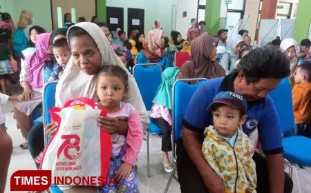 Stunting Bikin Pontang-Panting, PMI Kudus dan Puskesmas Jati Perangi Gizi Buruk