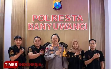 Kapolresta Banyuwangi Siap Jaga Kondusifitas Pemilu 2024