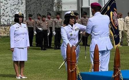 Jabatan Danlanal Malang Beralih, Kolonel Dewi Sampaikan Kesan Selama Bertugas di Malang