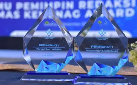 Konsisten Terapkan Transformasi Digital, Ditjen Pendis Kemenag Raih Dua Penghargaan Humas Kemenag Award 2023