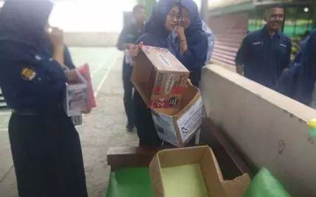 Siswa SMAN 7 Malang Donasi Untuk Rakyat Palestina