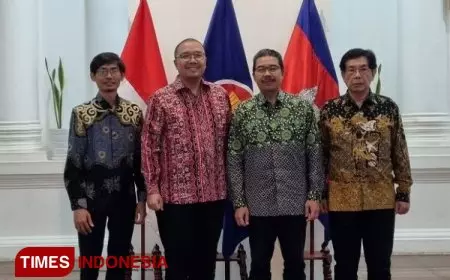 Kolaborasi Internasional, FMIPA Universitas Negeri Malang Kunjungi KBRI Kamboja