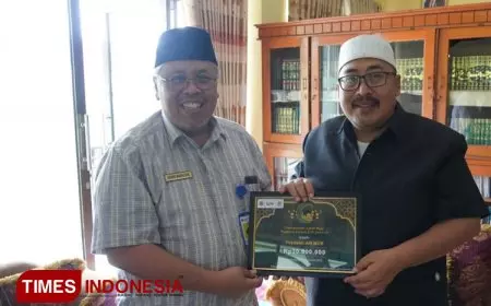 DJP Jatim III Sumbangkan Zakat Maal untuk Pondok Pesantren An Nur 1