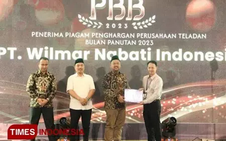 Wilmar Nabati Indonesia Setor Pajak untuk PAD Gresik Rp23 Miliar
