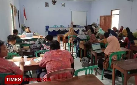 KKG Kelas IV Korwil Saradan bersama Dosen UNIPMA Optimalkan Platform Merdeka Mengajar