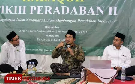 Halaqoh Fiqih Peradaban Jilid II Digelar di Ponpes Al Munawwar Jarnauziyah Pasir Bokor