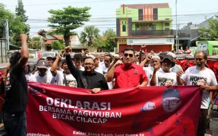 Kaisar Kiasa Kasih Said Putra Terima Dukungan Meriah dari Ratusan Abang Becak