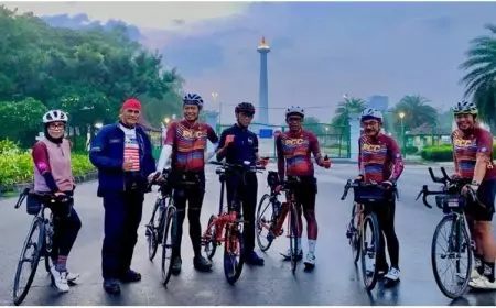 Sambut Dies Natalis ke-50 FK UB, Alumni Gelar Gowes Jakarta-Malang