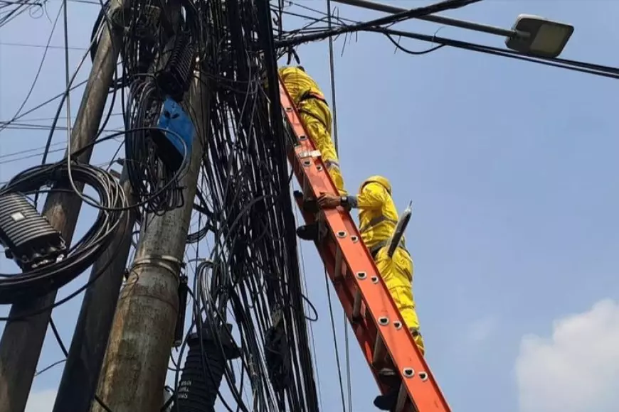 Pemprov DKI Segera Tertibkan Kabel Semrawut di DKI Jakarta