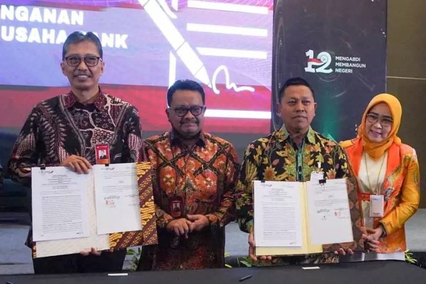 Lebarkan Sayap Bisnis, Bank Jatim MoU KUB dengan Bank Lampung