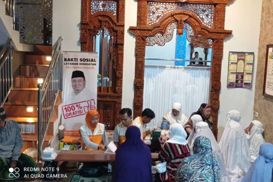 Puguh Wiji Pamungkas Beri Layanan Kesehatan Gratis untuk Jemaah Masjid Kh Mas Mansyur Sukun Kota Malang