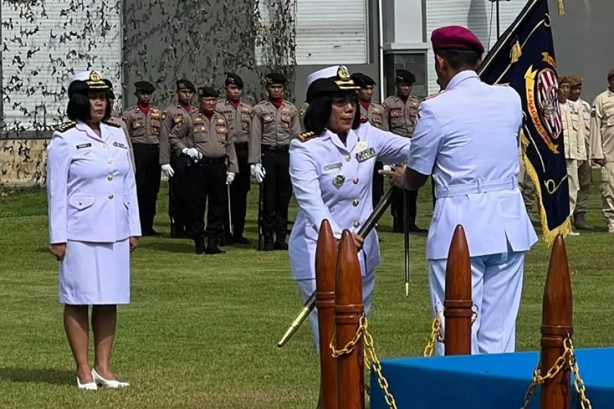 Jabatan Danlanal Malang Beralih, Kolonel Dewi Sampaikan Kesan Selama Bertugas di Malang