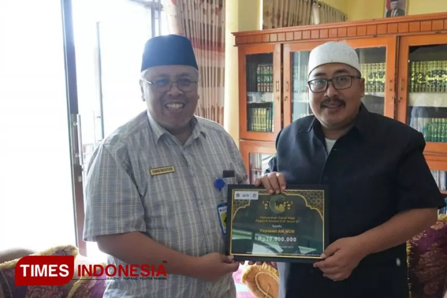 DJP Jatim III Sumbangkan Zakat Maal untuk Pondok Pesantren An Nur 1