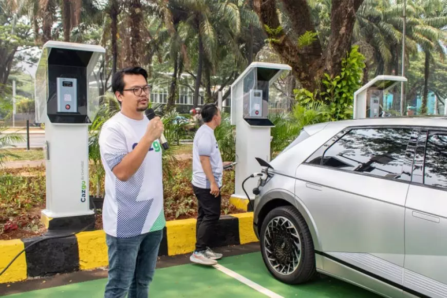 Cazgo Resmi Luncurkan Layanan Pengisian Kendaraan Listrik di Indonesia