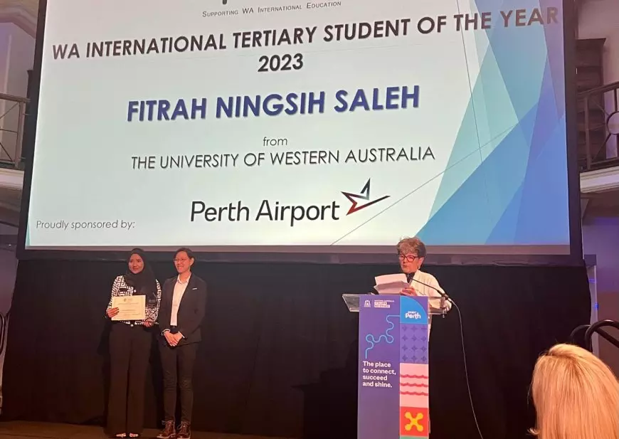 Puteri Asal Ternate Dinobatkan Sebagai Western Australia International Tertiary Student of the Year 2023
