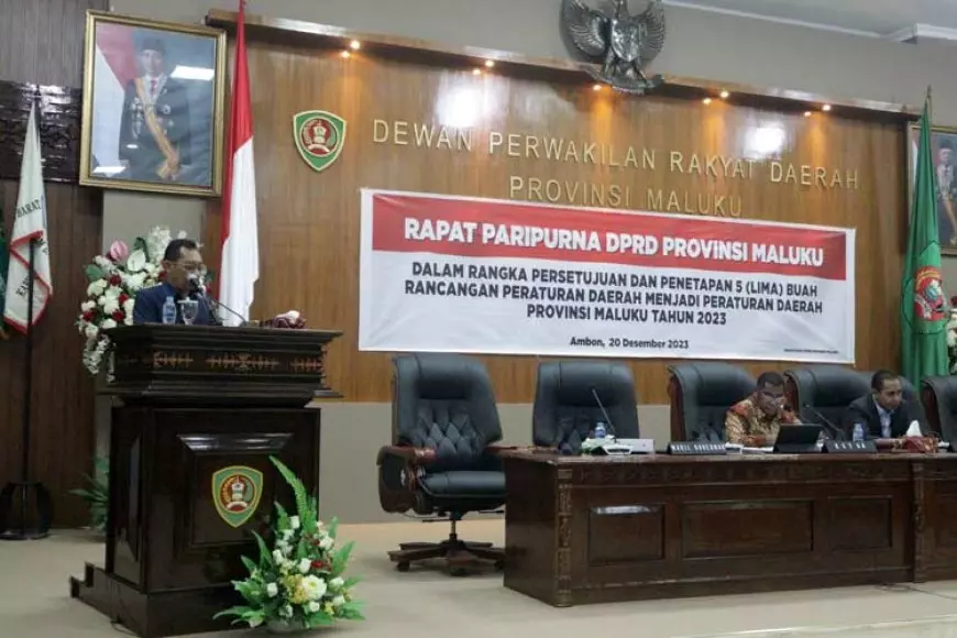 Dewan Setuju 6 Ranperda Jadi Perda, Begini Tanggapan Wagub Maluku