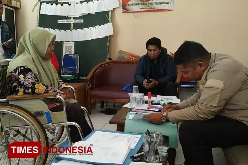 Berpartisipasi Sebagai Penyelenggara, Penyandang Disabilitas Kota Kediri Daftar KPPS