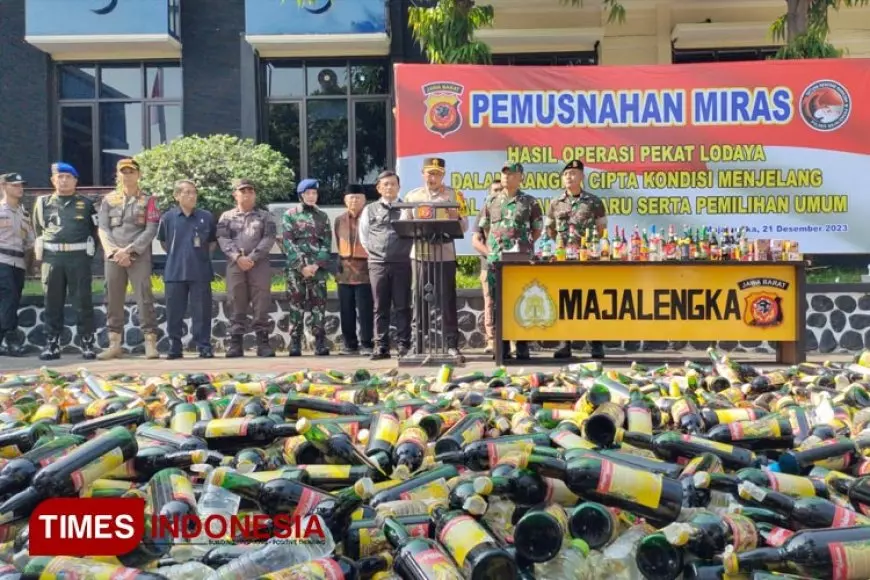 Dandim 0617 Majalengka Dukung Penertiban Miras Jelang Nataru