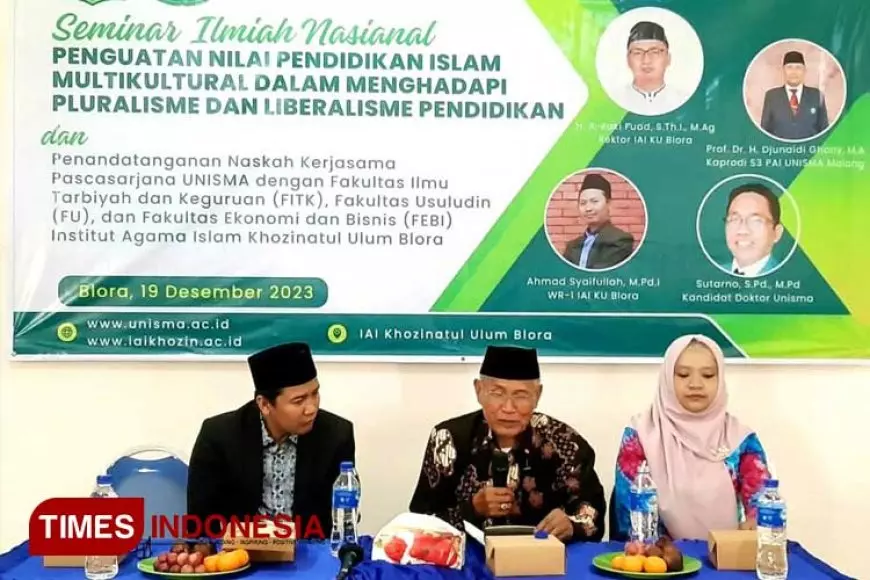 Penutupan Kegiatan Kandidat Doktor Mengabdi Unisma Malang di Institut Agama Islam Khozinatul Ulum Blora