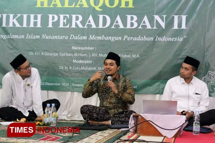 Halaqoh Fiqih Peradaban Jilid II Digelar di Ponpes Al Munawwar Jarnauziyah Pasir Bokor