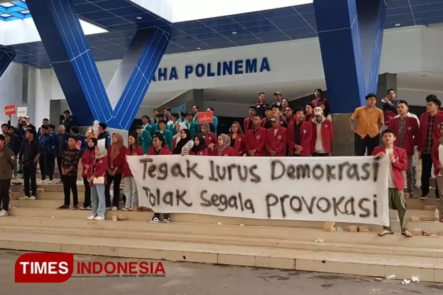 Mahasiswa Malang Raya Deklarasikan Pemilu Damai Tanpa Provokasi