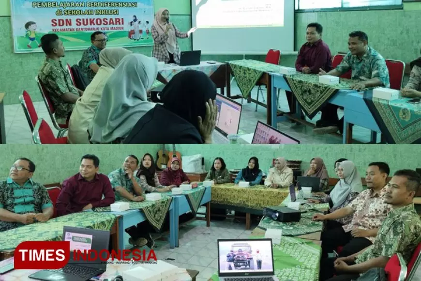 Susun Modul Ajar, SDN Sukosari Kota Madiun Gandeng Dosen UNIPMA sebagai Fasilitator